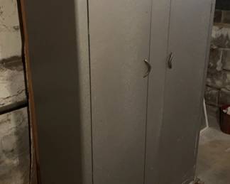 Large metal cabinet