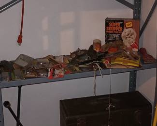 Extension cords, Ropes, Tool Box