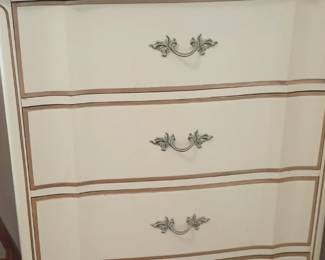 MCM French Provincial 4 Drawer Dresser