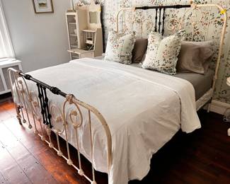 ANTIQUE IRON BEDS