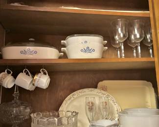 Corning Ware "Blue Cornflower" Casserole Dishes