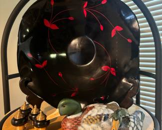 Two Handpainted Wooden Mallard Duck Sculptures