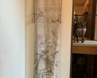Japanese Silk Embroidered Banner