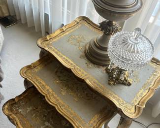 Florentine Nesting Tables - Set of 3