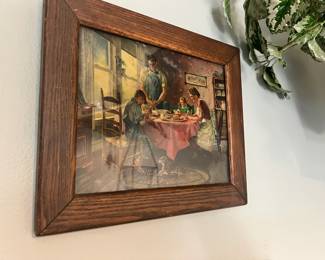 Framed Print "Praying for Dinner" by Jiesen 