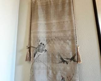 Japanese Silk Embroidered Banner