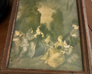 Victorian Pictorial Jewelry Box/Trinket Box