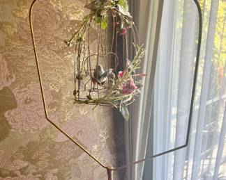 Brass Birdcage Stand