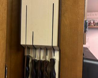 Cutco Knife Set/Wall Rack