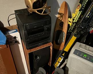 Small stereo and sports equipment