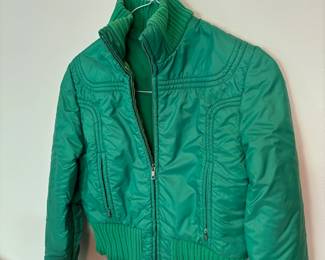 Vintage green jacket...love it
