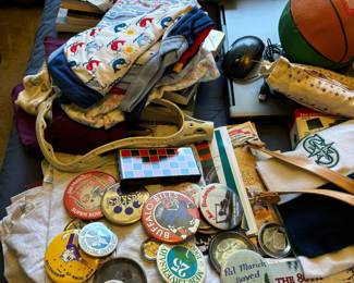 Collectible pins, books and more