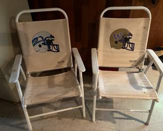 Sports Chairs: Seahawks and Dawgs