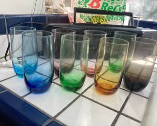Vintage glassware