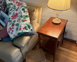 Side table, lighting and more