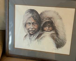 Artist signed print