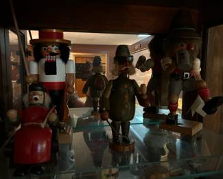 Vintage Wood Nut Crackers