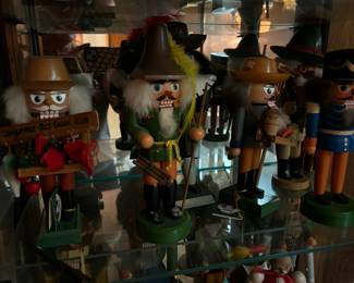 Vintage Wood Nut Crackers