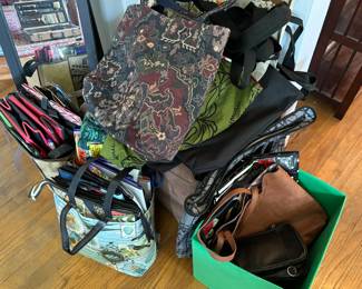 A ton of shopping bags