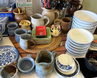 Hand built pottery and more