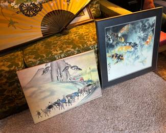 Original Artwork: Koi pond and Other