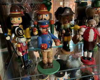 Vintage Wood Nut Crackers