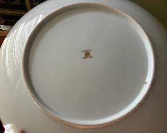 Gold Imari Hand Painted Asian Porcelain Platter JP