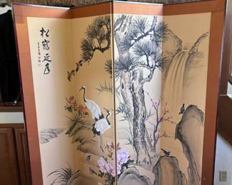 Tall Asian Room Screen