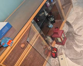bamboo tv stand