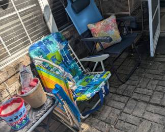 beach chairs