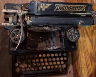 Antique Woodstock Typewriter 