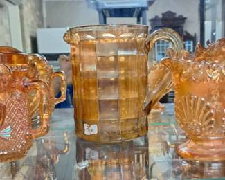 Orange Marigold colored glass