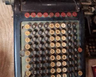 Antique Burroughs Adding Machine