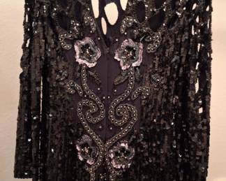 Vintage beaded cocktail dress