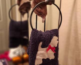 Longhorn Steer Towel Rack