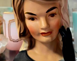 Inarco Jackie Kennedy in Mourning Head Vase