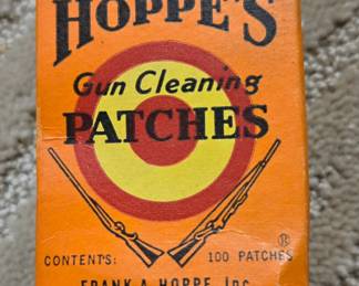 Vintage gun cleaning supplies