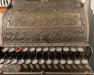 Original National Cash Register. Great shape. Keys work. 