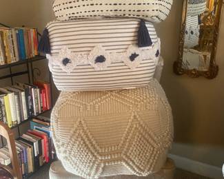 Upholstered Pouf Ottomans