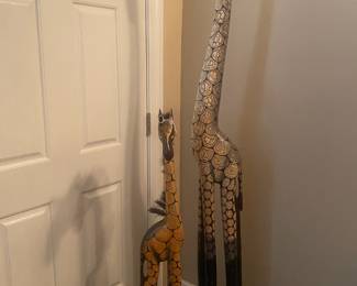 Wooden Giraffes