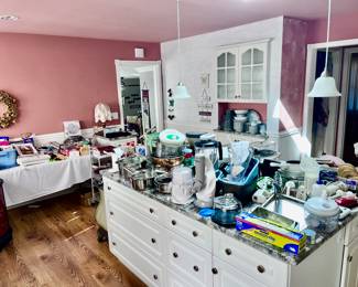 Kitchen full of nice items