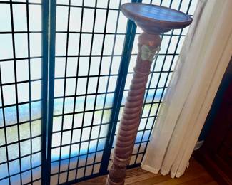 Tall Plant stand $50
Private window panels $25