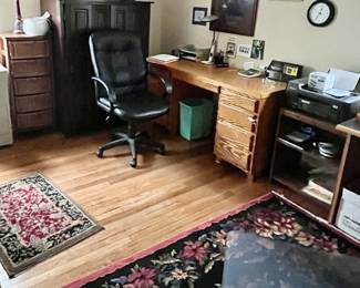Area rugs $10 -$25
Office cabinet $10
Wicker Storage drawers $25
File cabinet $10