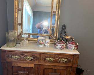 You can buy the mirror by itself $40 or the buffet/side table. by itself it’s $75.