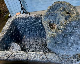 Pond/fish pond with waterfall prefab $60