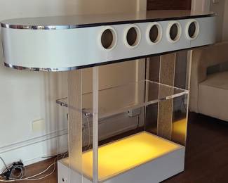 1970's Lucite Bar with Stools