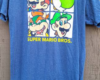 VINTAGE T-SHIRT MARIO BROS ARCADE LUIGI