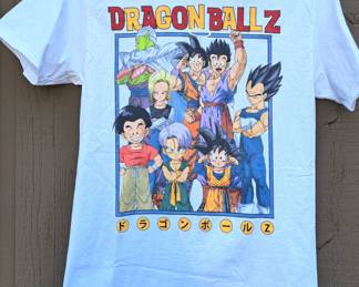 VINTAGE T-SHIRT DRAGON BALL Z ACTION FIGURE COMIC