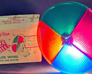 COLOR LIGHT WHEEL CHRISTMAS TREE