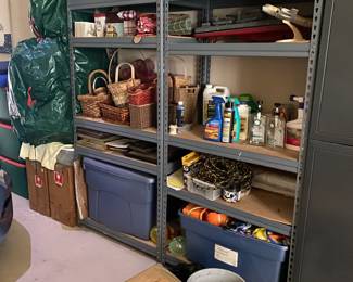 #45 $80 each 36 x 72 two metal shelves